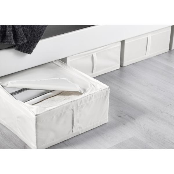 Puting Portable clothes storage bag customized sorting dust cover blanket Oxford Fabric White purple 93*55*19cm