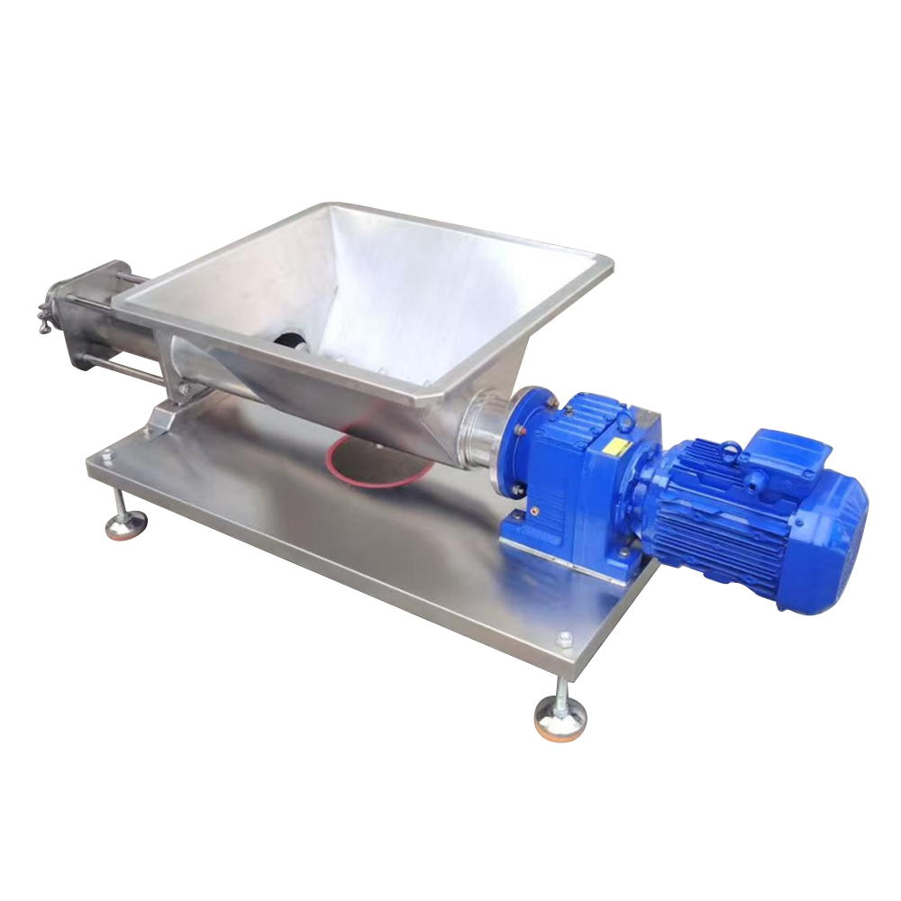 Custom Food Grade SUS304 Stainless Steel High-Accuracy Screw Pump for Juice Pulp Wine Grape Conveying