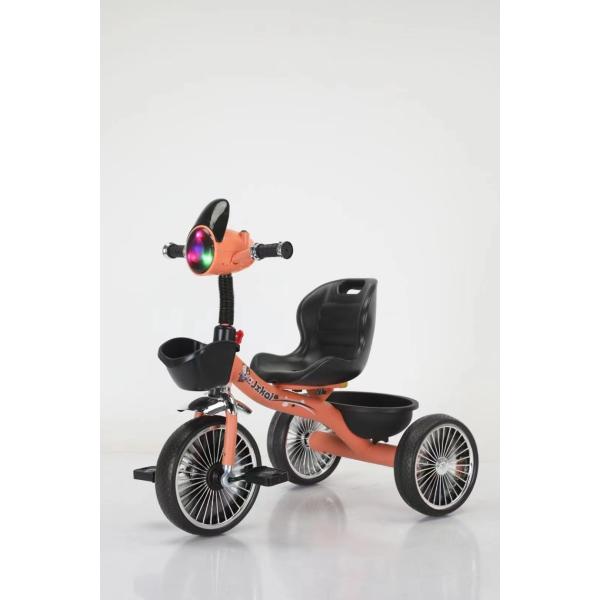 Светодиодный свет и музыка Детская тройка Педальный велосипед для детей 3-8 лет