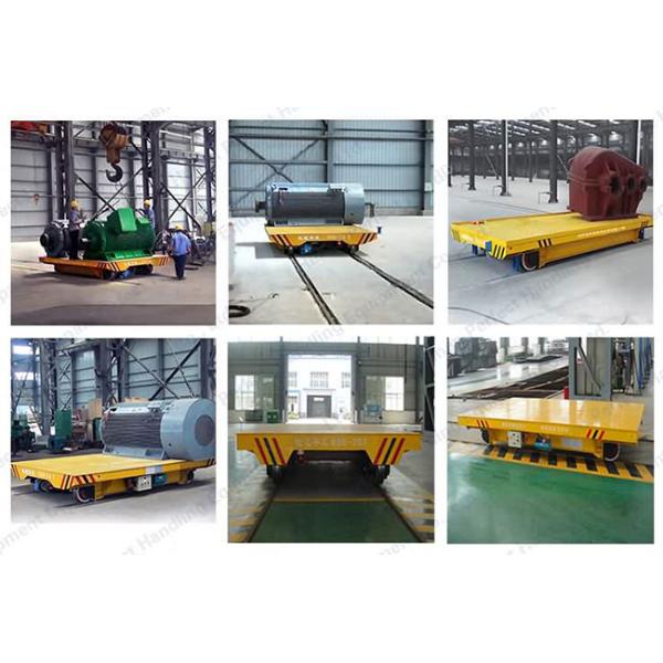 Motorized Rail Cart / Material Transfer Cart Steel Mill Applied Electric Transport Wagon