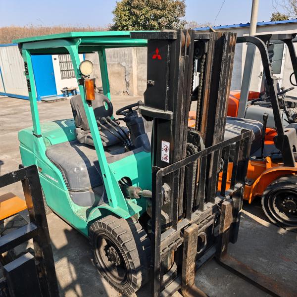Diesel Forklift 3 Ton 3.5 Ton Used Montacargas Forklift With Nissan / Mitsubishi / Isuzu Engine
