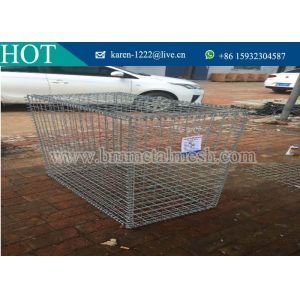 3.4Mm Welded Gabion Cage Retaining Wall Terra Mesh Customized