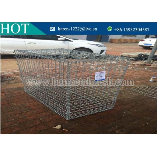 3.4Mm Welded Gabion Cage Retaining Wall Terra Mesh Customized