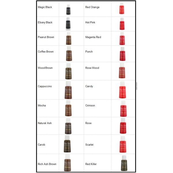 Permanent Makeup Eyebrow Tattoo Ink For Eyebrow / Eyeliner / Lip Body Tattoo Art 8ML/BOTTLE