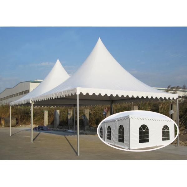Rain proof Bline Tent Alpain Commerical Party Tent With Roof Rain gutters 100 People Capacity