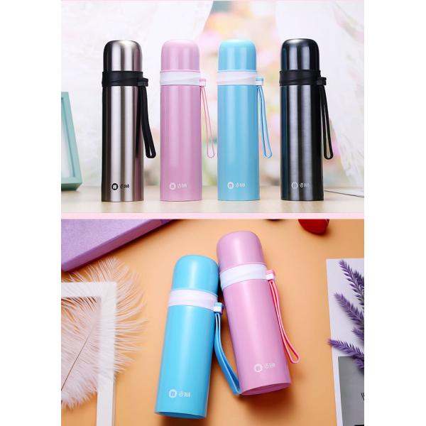 Lead Free Thermos Water Bottle , Resuable Tea Filter 500ml Water Bottle