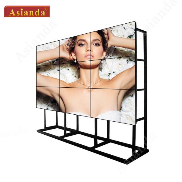 55” Super narrow bezel 3.5mm Floor Standing LCD Video Wall Full HD LCD Video Display Screens