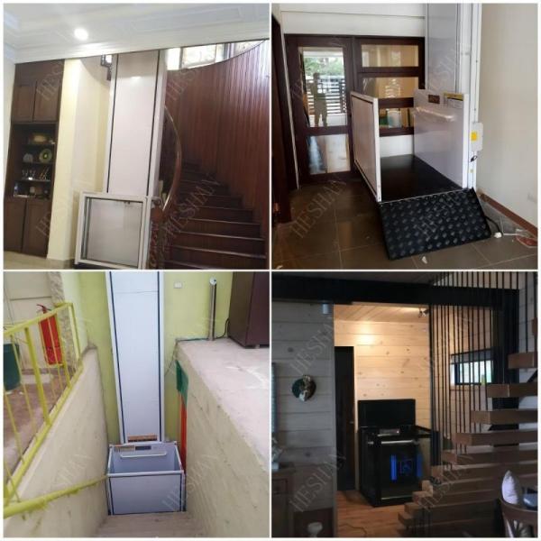 Семи автоматический на открытом воздухе вертикальный аттестованный КЭ Эмарк платформы подъема инвалидной коляски