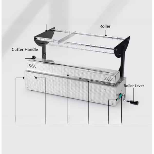 Máquina de vedação de bolsas dentais de esterilização de aço inoxidável 500W