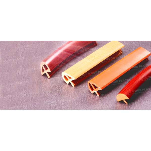 Haute bordure foncée en bois de relief brillante 0.4mm-3mm épais