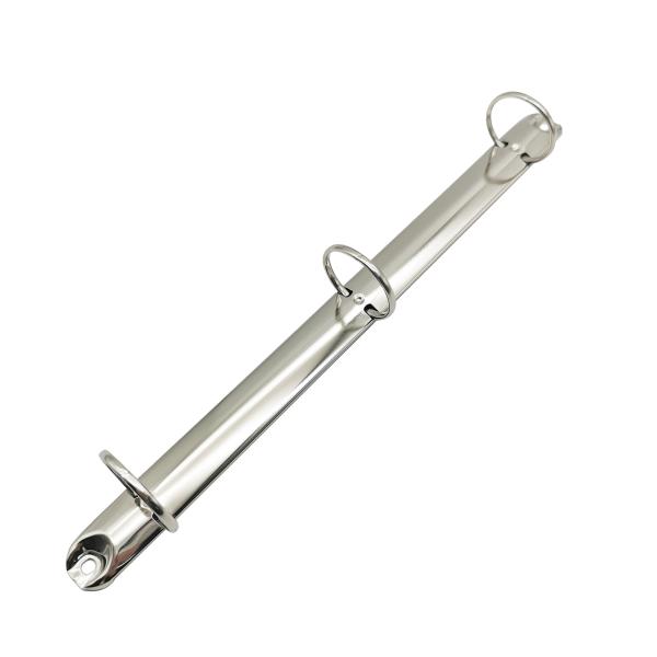 11 Inch O Ring Binder Clips A4 3 Ring Mechanism Silver For Office Stationery