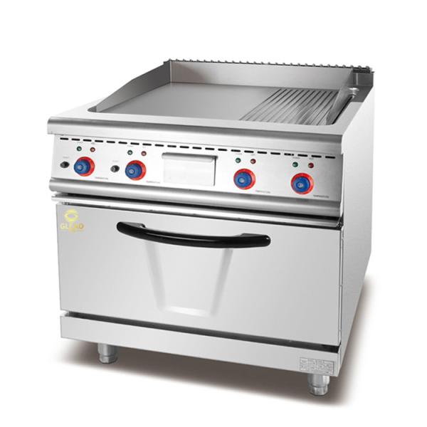 Gas Powered Restaurant Kitchen Cooking Equipment With Custom Gas Valve