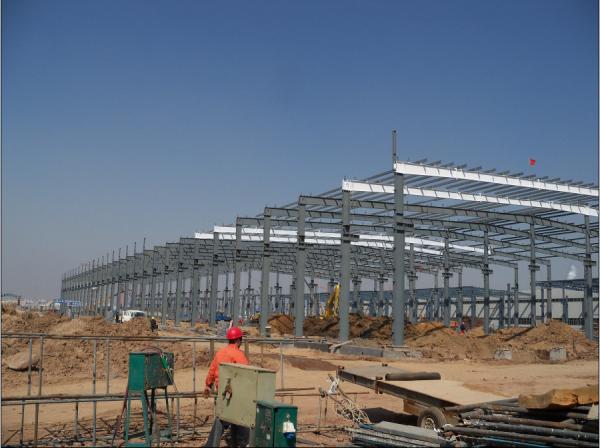 Grade 10.9 Portal Structure Frame Q235 Steel Structure Warehouse