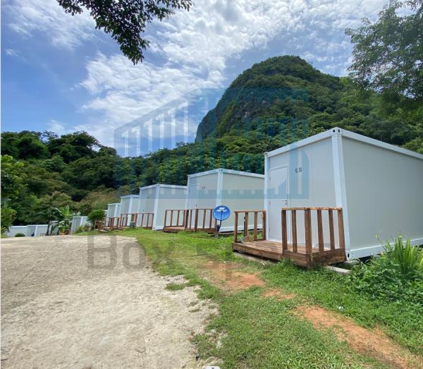 Casa de contêineres de cabine pré-fabricada móvel