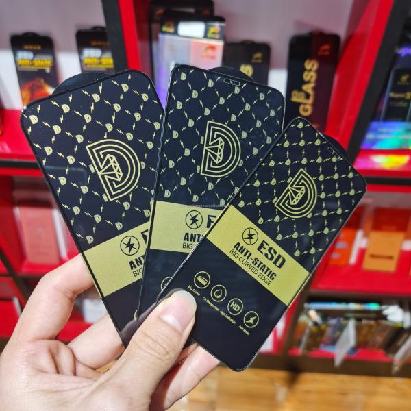 Большой кривой закаленный стеклянный пленка защитник экрана ODM полный клей для IPHONE 14 MAX