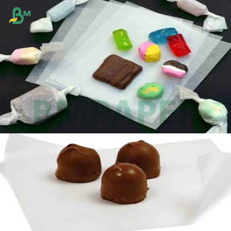 Food Grade Confectionery Paper Roll Greaseproof Candy Wrapping Paper