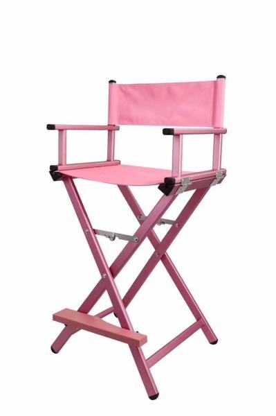Cadeira profissional de alumínio da composição para a cor do rosa do peso leve do salão de beleza