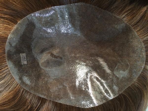 Customizable Mens Human Hair Toupee Single Knot Modern Toupee