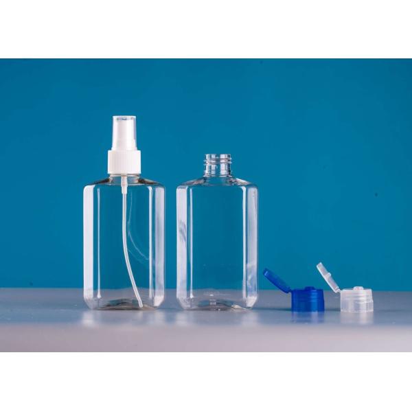 BPA Free 140ml PET Clear Plastic Bottles Refillable With Flip Cap