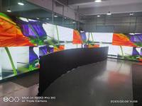 o arrendamento exterior de 3840Hz 4K conduziu o tipo armário múltiplo da tela da curva de F