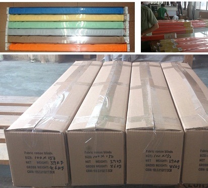 Chain Roman Windows Shades Blinds Manual Fire Retardant, Tc Fabric