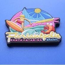 Cool 3d Sea Theme Soft PVC Fridge Magnet As For Santa Catarina Promotion Advertising Gift