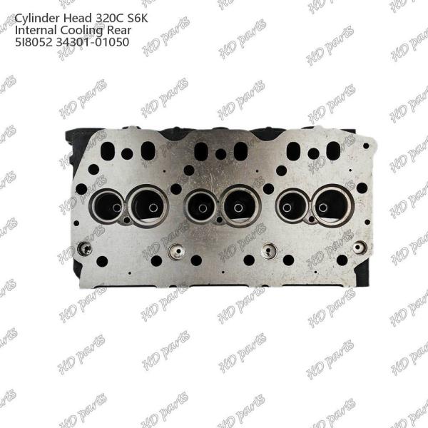 Tête de cylindre 320C S6K refroidissement interne arrière 5I8052 34301-01050 Pour les pièces de rechange de moteur Mitsubishi