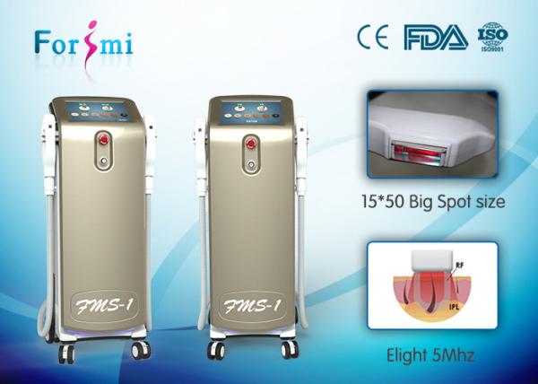 3000W OPT SHR hair removal machine with 300,000 guaranteed shots for each handle