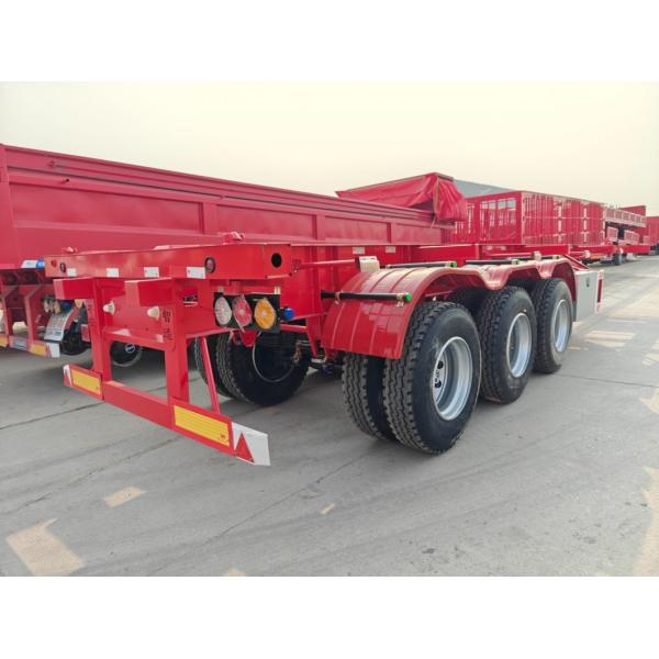 50T Load Capacity 40 FT Skeleton Chassis Semi Trailer for Container Transportation