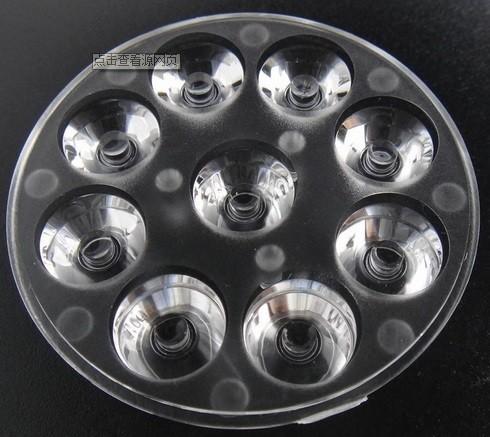 China plastic LED lens factory