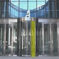 Isolamento térmico de porta de entrada giratória / porta de liga de alumínio