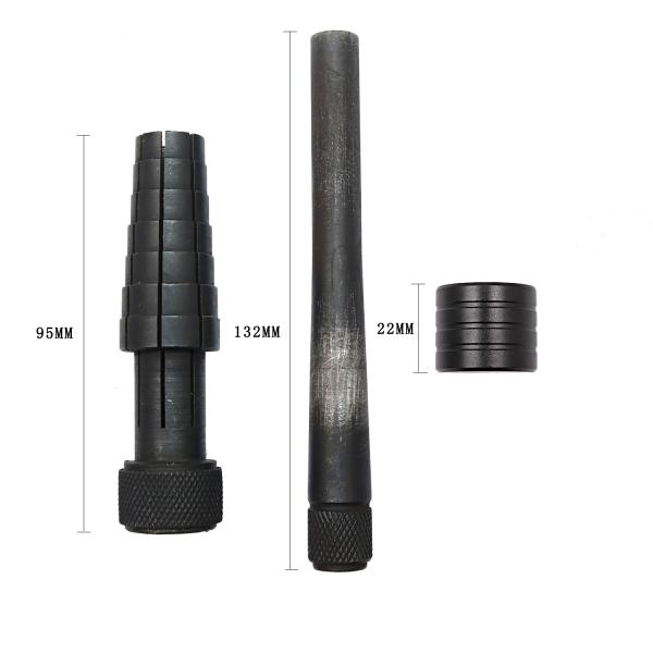 Металлический молоток с двойной головой из пластика и резины для ювелиров