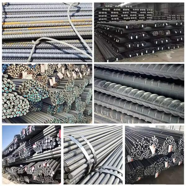 Non-Alloy HRB400 HRB400E HRB500 Round Carbon Steel Deformed Iron Rod Rebars for Building Construction 6mm 8mm 10mm 18mm