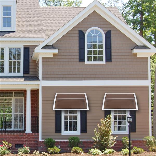 Anti - Aging PC Door Canopy Rain Cover Eaves Strong Impact Resistance