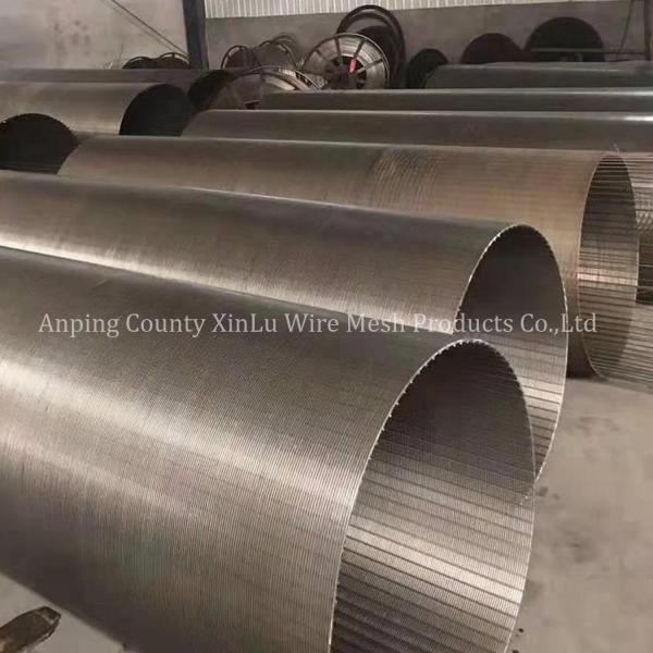 STAINLESS STEEL ROTARY DRUM SCREENS / WEDGE WIRE JOHNSON CYLINDRICAL SCREENS  /FILTER DRUM FOR WASTE TREATMENT EQUIPMENT