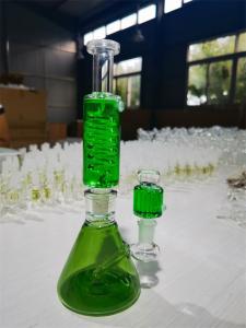 l'eau en verre épaisse de 5mm Bongs le Borosilicate 18 pouces - glace multicolor