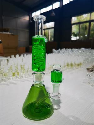 a água de vidro grossa de 5mm Bongs o Borosilicate 18 polegadas - gelo multicolorido alto Perc Glass Bongs