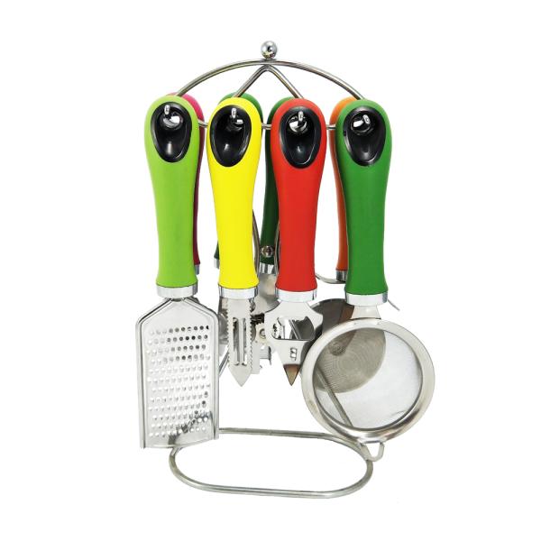 ISO9001 Attested Kitchen Accessories Set Stainless Steel Cookware and Cooking Utensils