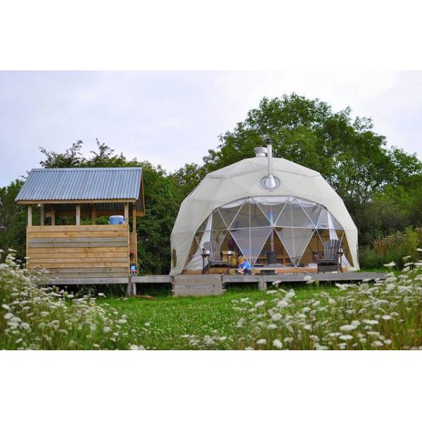 6m Outdoor Bubble Tent Glamping Prefabricated Geodesic Dome House