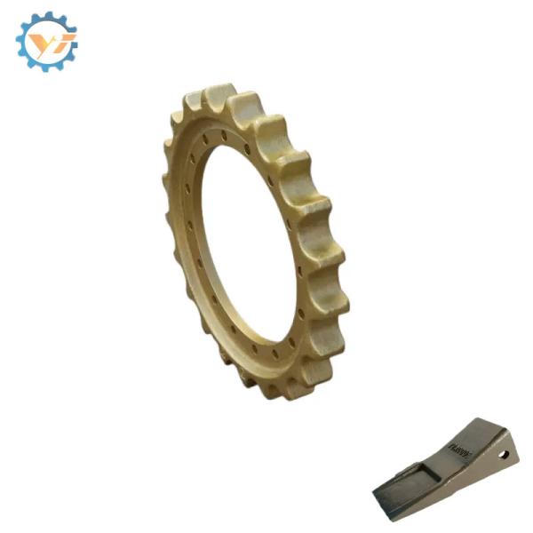 Groupe de segment en acier du train d'atterrissage 20CrMnTi d'excavatrice de CAT D5K