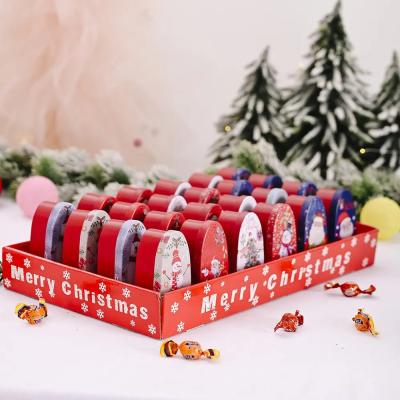 Custom Christmas Gift Tin Box Metal Iron Cans Screw Colored Metal Eye Cream Container