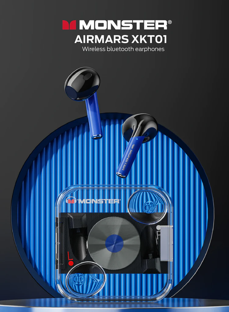 XKT01 Monster TWS Earbuds Half In Ear Tws True Wireless Earphones Dual Channel