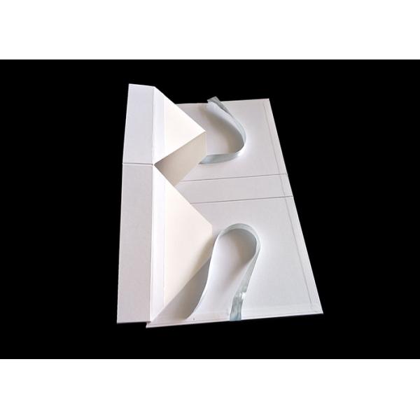 Rose Gold Logo Flat Folding Gift Boxes For T - Shirt Clothes Packaging
