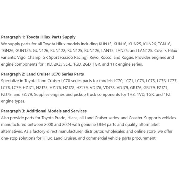 Toyota FJ Ultraman Runner Hilux 90311-47027 Retén de Aceite del Eje Delantero