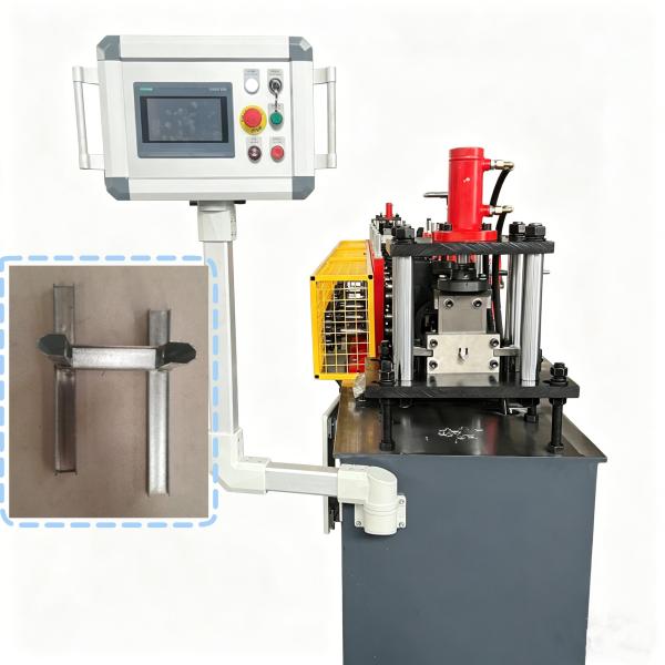High Precision 0.6-1.2mm V Profile Roll Forming Machine Thickness 0-12m/min Speed Galvanized Steel