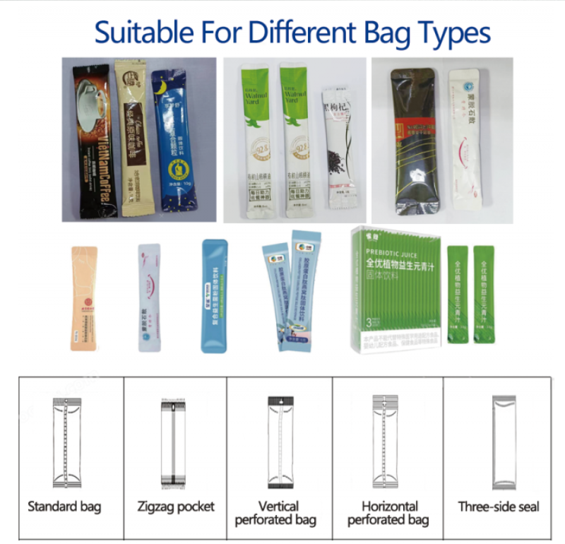 Multilane Sachet Packing Machine Quality 120bag Min Powder Packer Leakproof Packing Machine Coffee Creatine Milk Matcha Powder Packing Machine CE Multi Function Bag Machine