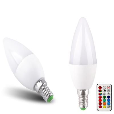 RGB Color Changing LED Light Bulbs Replacement E22 E14 Light Base