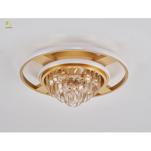 JYLIGHTING Living Room Rectangular Crystal Lamp Simple Modern Bedroom LED Dining Room Light Luxury Atmospheric Ceiling Light