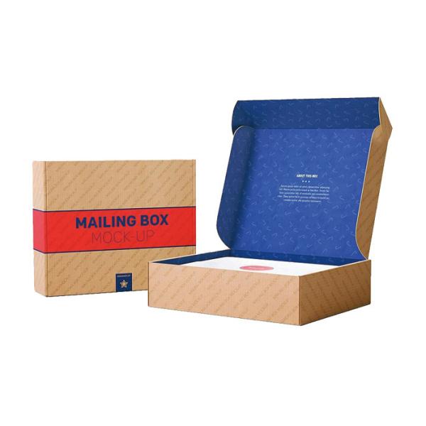 Corrugated paper mailer boxes