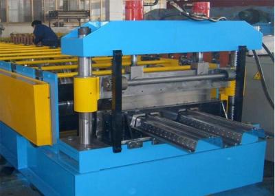 Floor Deck Panel Steel Roll Forming Machine 16 Rolling Steps 8 - 12m / Min